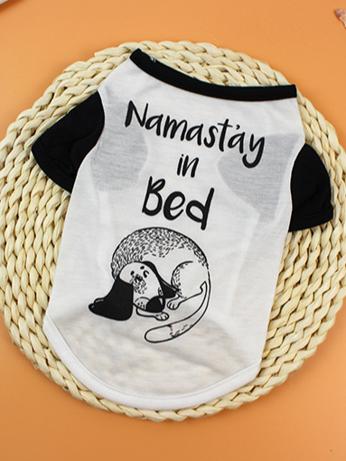 

Lilicloth X Funnpaw Funny Text Dog Outfit, White, Pet Clothes
