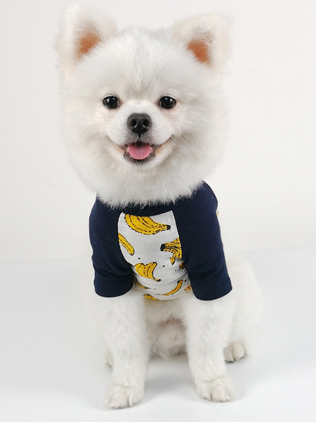 

Lilicloth X Funnpaw I'm A Banana Banana Print Dog Outfit, Color2, Pet Clothes