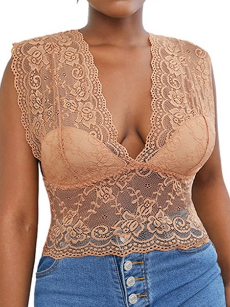 

Sexy Lace Push Up Tank Bra, Coffee, Trendy Bras