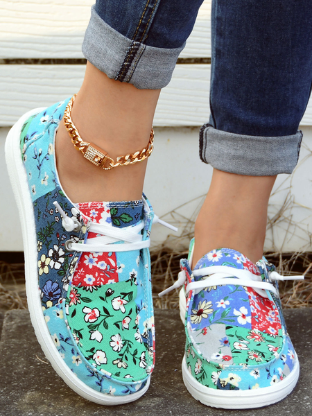 

Women's Floral Loafers Comfortable & Lightweight Ladies Shoes, As picture, Sneakers