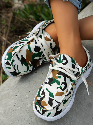 

Women's Camo Loafers Comfortable & Lightweight Ladies Shoes, As picture, Sneakers