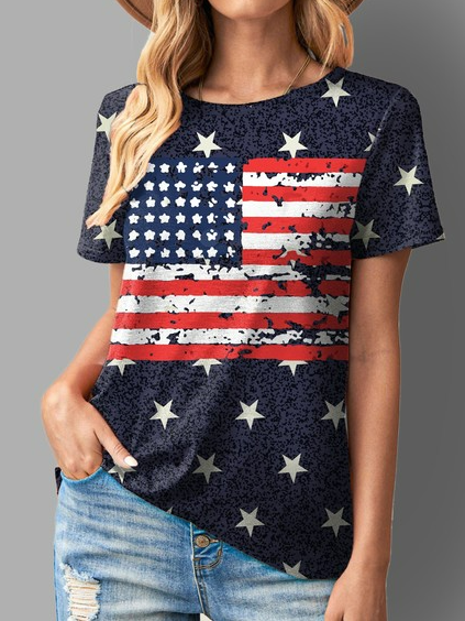 

Casual Independence Day T-Shirt, Dark blue, T-Shirts