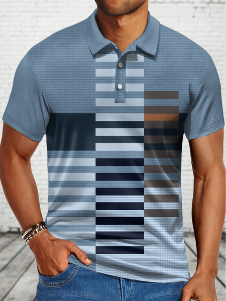 

Men's Regular Fit Urban Polo Collar Polo Shirt, Green, T-shirts