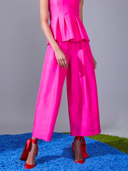 

Urban Plain Regular Fit Fashion Pants, Deep pink, Pants