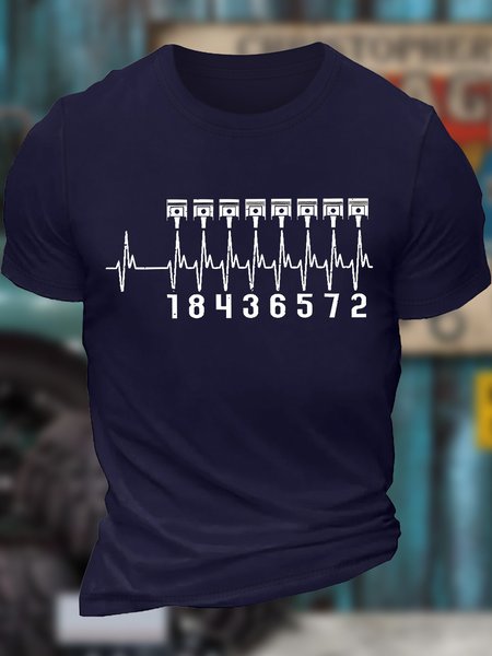 

Men's Car Lover Funny Graphic Printing Text Letters Casual Loose Cotton T-Shirt, Purplish blue, T-shirts