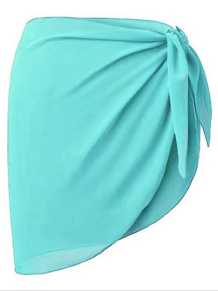 

Vacation Plain Coverup, Lake blue, Swimwear