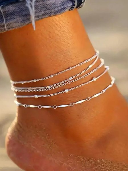 

Popular Anklet, Silver, Jewelry