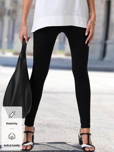 

Sports Tight Ethnic Leggings, Black, Leggings