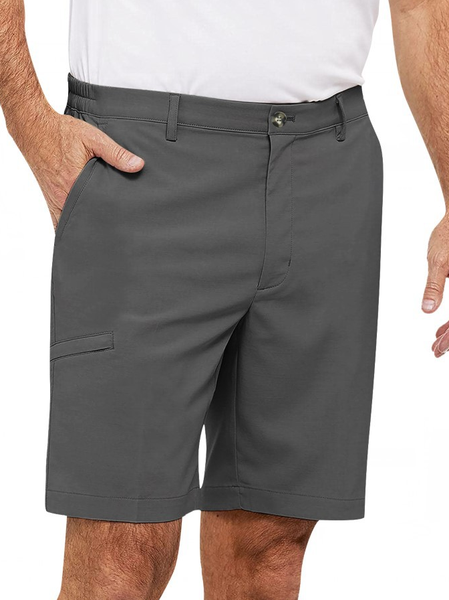 

Men's Golf Shorts Light Weight Stretch Quick Dry Casual Dress Work Shorts for Men, Gray, Shorts