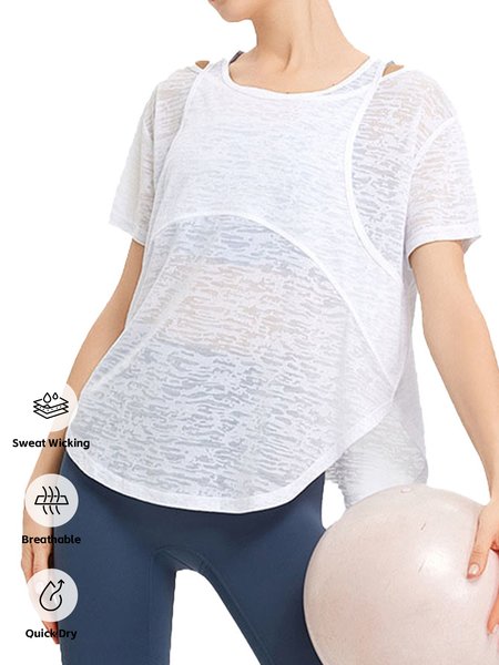 

Plain Casual T-Shirt, White, T-Shirts