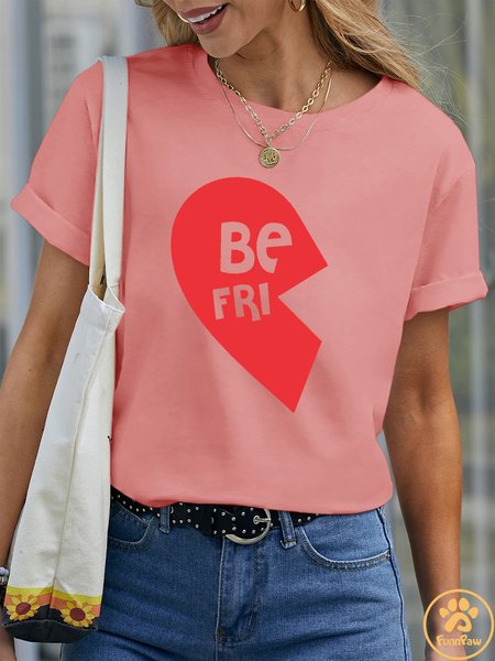 

Lilicloth X Funnpaw Women's Best Friend Pet Matching T-Shirt, Pink, T-shirts