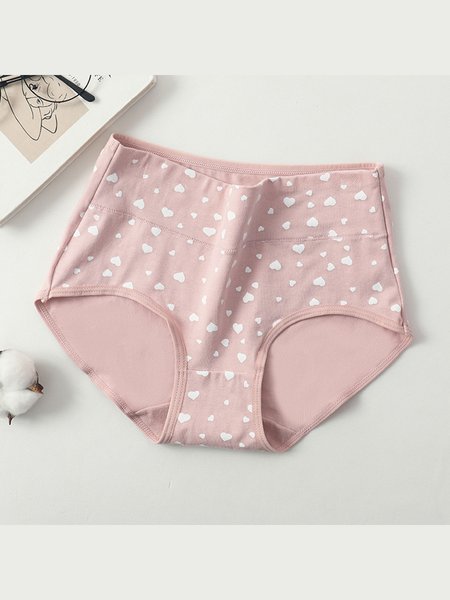 

Cotton Floral Casual Panty, Pink, Briefs