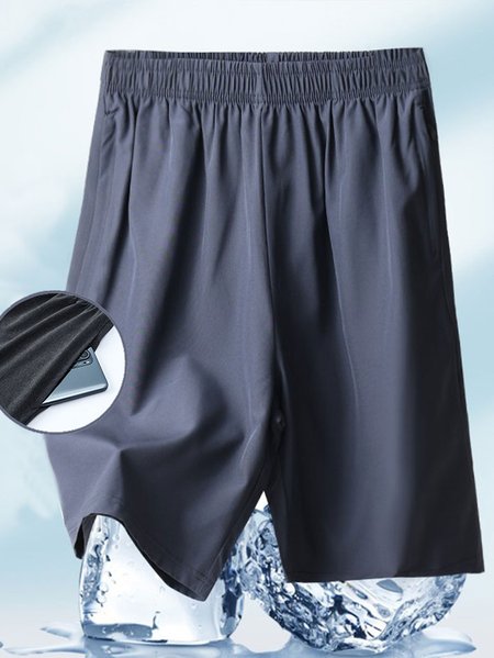 

Men's Stretch Breathable Quick Dry Beach Shorts Sports Shorts, Dark_blue, Shorts