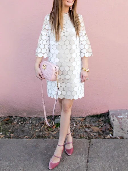 

Crew Neck Plain Loose Elegant Dress, White, Mini Dresses