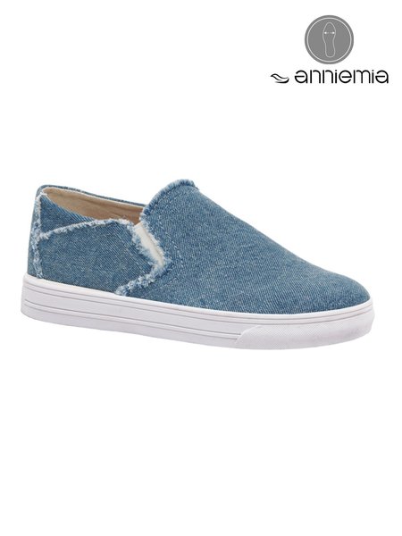 

Blue Denim Casual Canvas Flats, Flats