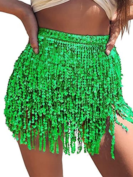 

Sexy Tassel Plain Bikini Bottom, Green, swimwear>>Bikini Bottoms