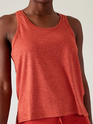 

Casual Plain Crew Neck Tank Top, Red, Tanks & Camis
