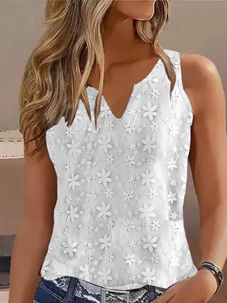 

women's linen boutique Linen Plain Regular Fit Tank Top, White, Tank Tops & Camis