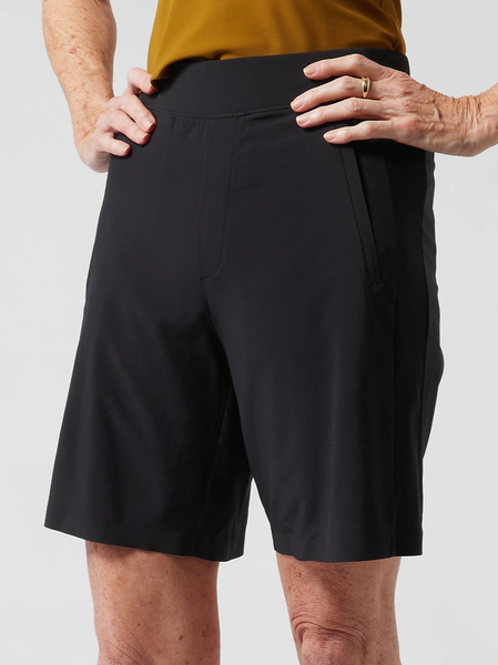 

Plain Loose Sports Sweatpants & Joggers, Black, Shorts