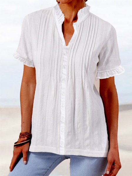

women's linen boutique Plain Linen T-Shirt, White, Blouses & Shirts