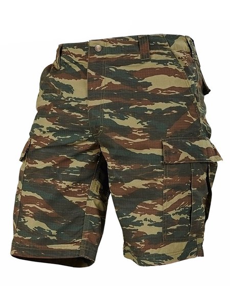 

Men's Classic Cargo Stretch Short Extreme Motion Cargo Short Urban Pipeline Camouflage Shorts, Camouflage green, Shorts