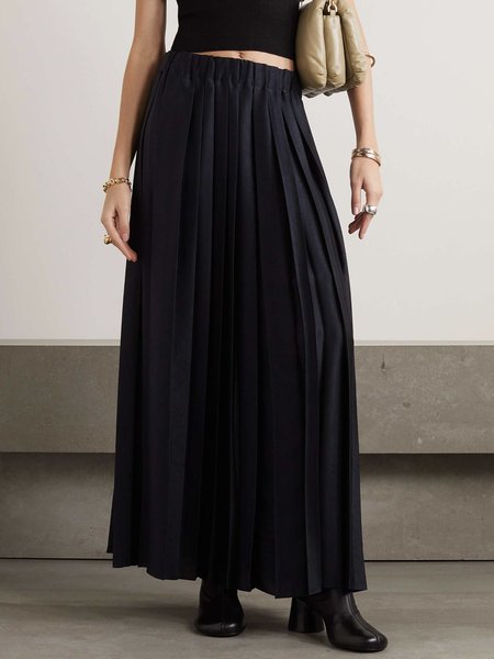 

Regular Size Plain Loose Urban Skirt, Black, Skirts