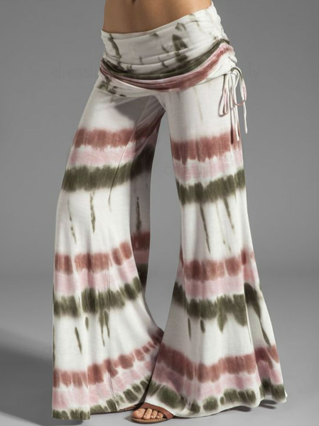 Casual Regular Fit Ombre Fashion Pants, Green, Pants