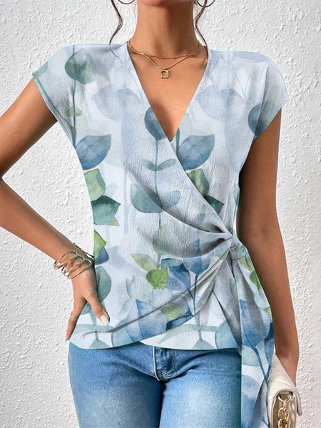 

Cross Elegant Regular Fit Shirt, Light blue, Shirts & Blouses