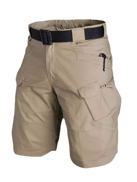 

Men's Multifunctional Outdoor Tactical Shorts, Khaki, Shorts