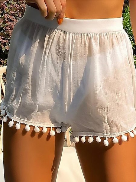 

Plain Vacation Bikini Bottom, White, swimwear>>Bikini Bottoms