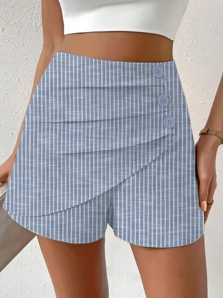 

Regular Fit Casual Striped Shorts, Stripe, Shorts