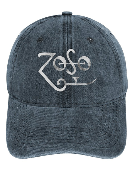 

Washed Denim Baseball Cap, Navy blue, Men's Hats