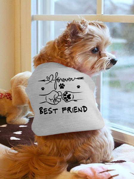 

Forever Best Friend Matching Dog T-Shirt, Gray, Pet T-shirts