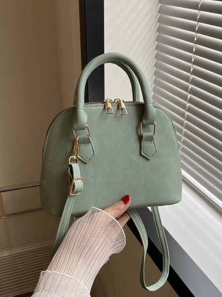 

Urban Casual Imitation Denim Leather Handbag Women's Messenger Bag, Green, Women's Bags