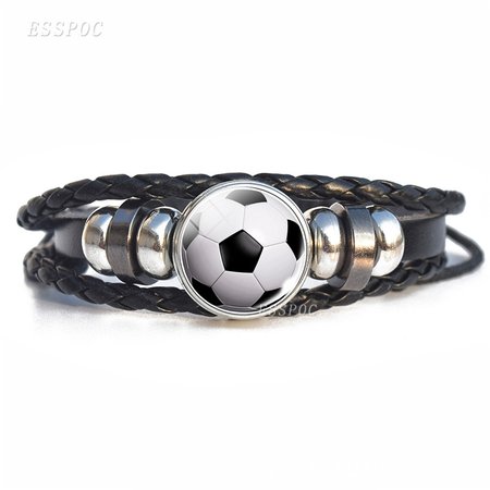 

Golf Woven Leather Bracelet, White, Bracelets