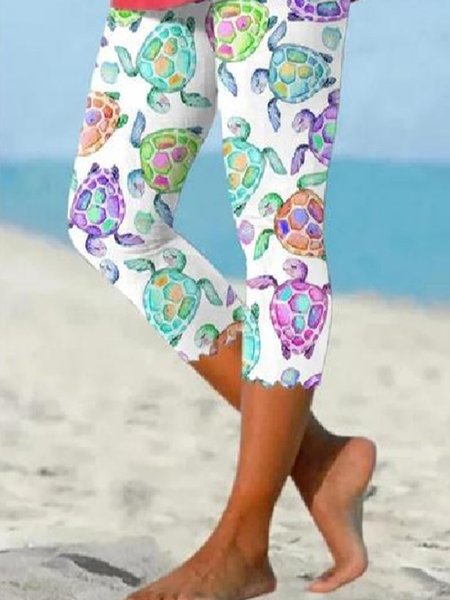 

Casual Animal Regular Fit Slim fit Pants, Multicolor, Leggings