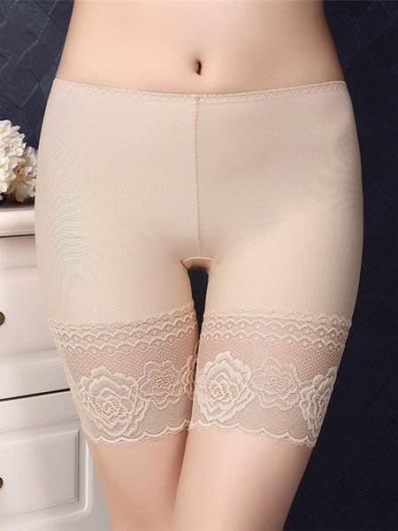 

Woman Breathable Comfortable Lace Sexy Boxer, Nude, Briefs