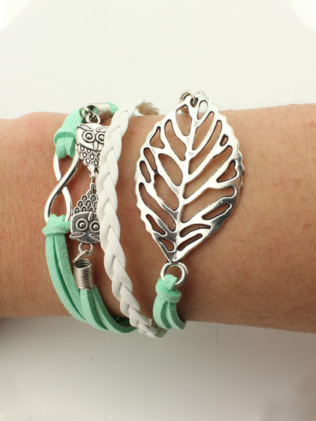 

Braided Vintage Bracelet, Green, Bracelets