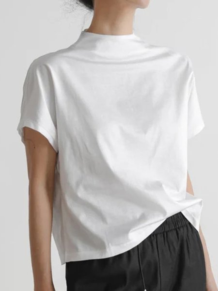 

Casual Loose T-Shirt, White, Tees
