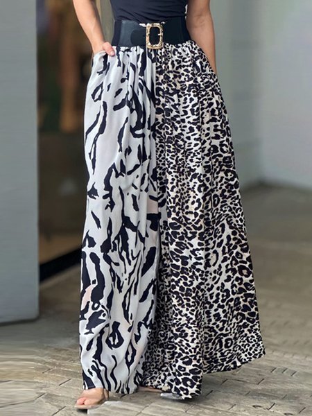 

Urban Loose Leopard Skirt, Gray, Skirts