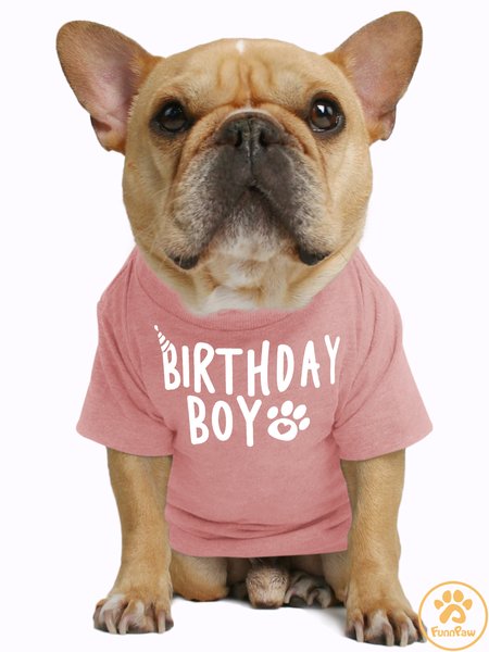 

Dog birthday T-shirt, Pink, Pet T-shirts