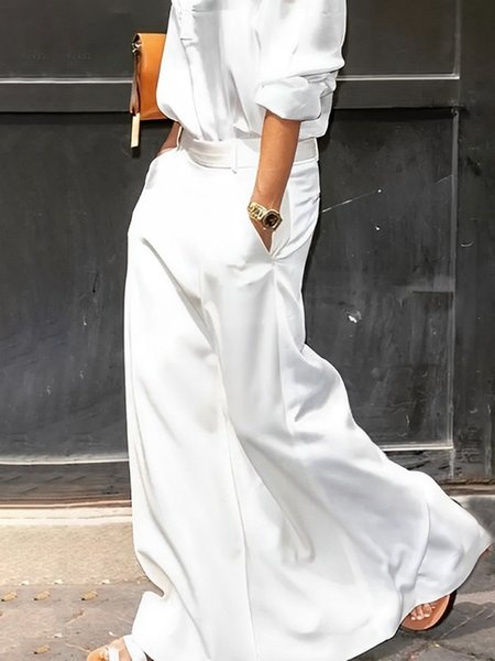 

Urban Regular Fit Plain Maxi Skirt, White, Skirts
