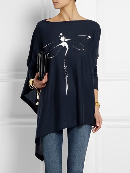 

Daily Plain Regular Fit Long sleeve Urban Shirt, Deep blue, Blouses and Shirts