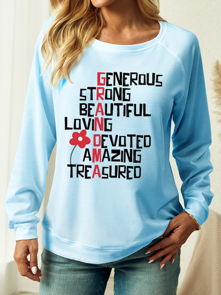 

Women's Funny Grandmother Casual Sweatshirt, Light blue, Hoodies&Sweatshirts