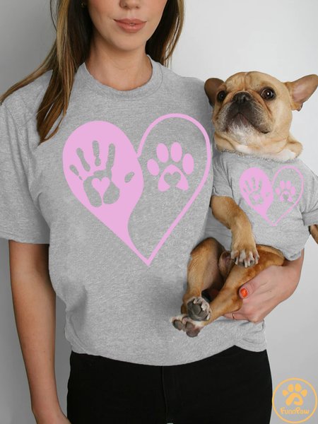 

Women's Regular Fit Casual Crew Neck T-Shirt, Gray, T-shirts