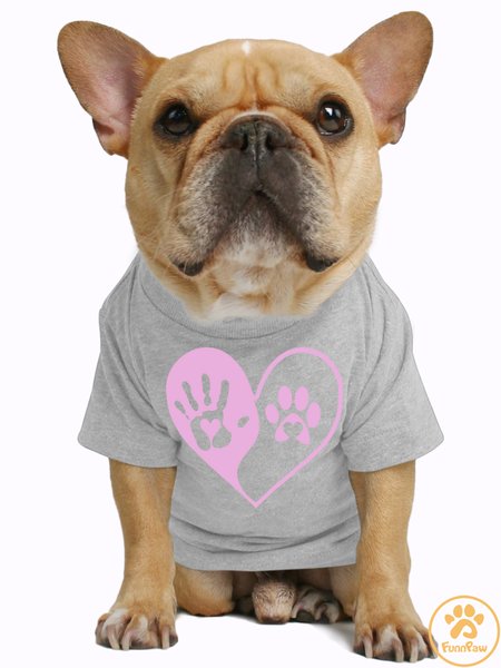 

Pet T-shirt Dog Outfit, Gray, Pet T-shirts