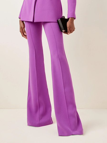 

Urban Plain Regular Fit Fashion Long Pants Straight pants, Purple, Pants