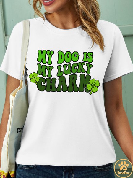 

Women's T-shirt Plain Casual Cotton T-Shirt, White, T-shirts
