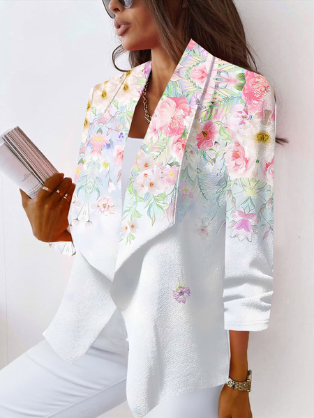 

Casual Shawl Collar Loose Blazer, Color5, Blazers