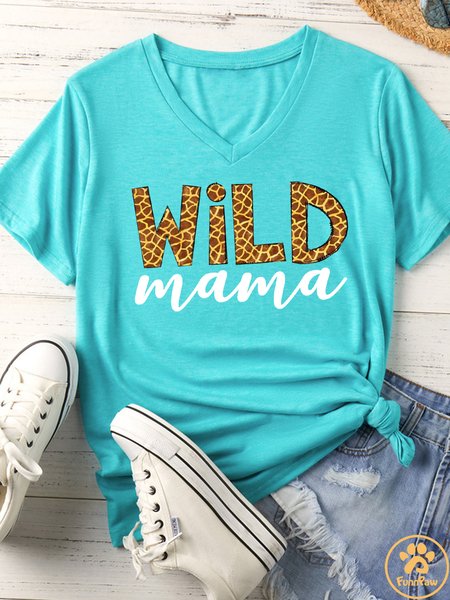 

Women's Wild Amam Pet Matching T-Shirt, Blue, T-shirts